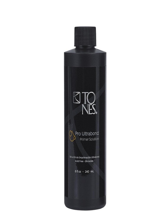 TONES Ultrabond Nail Primer - Professional Acid-Free Bonder to Prevent Lifting for Acrylic & Gel Nails - Made in USA (8 Fl Oz) - Image 1